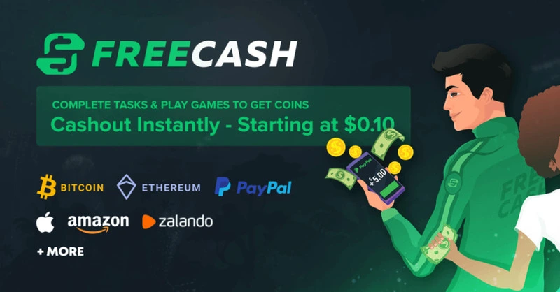 Earn rewards with FreeCash